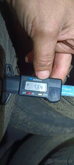 Zimni sada kol s pneu na BMW E60 E61 zadokolka 225/55 R16 - 3
