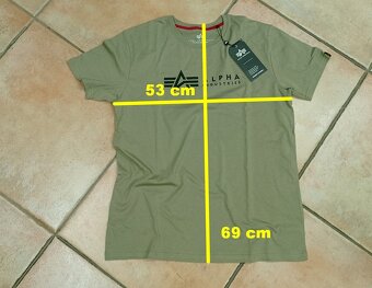 NOVÉ tričko Alpha Industries - M - 3