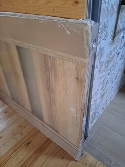 Interiérové dveře 80 cm posuvné dub - 3