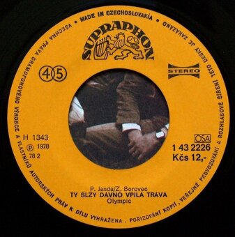 Olympic – Ty slzy dávno vpila tráva • Sprcha (SP) - 3