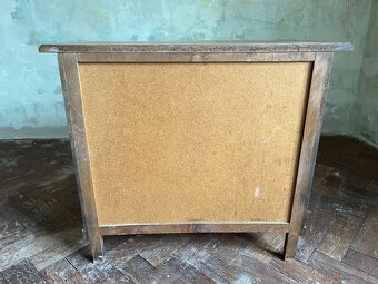 Dřevěná retro komoda - 3