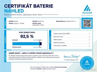 Škoda Enyaq 132kW SOH 92,5% Full LED - záruka Autodraft - 3