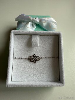 Náramek bílé zlato s diamantem V ZÁRUCE - 3