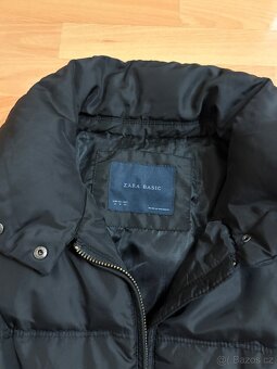 Černá péřová bunda, vel. M - 3