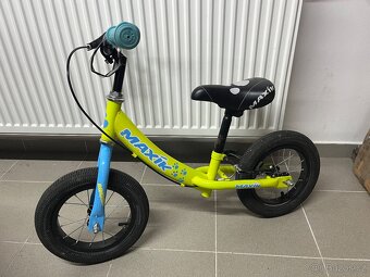 Dětská sedačka Hamax, odrážedlo Maxík, dětské kolo Scott - 3