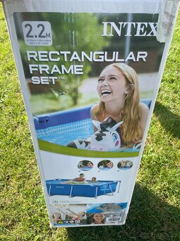 Intex Bazén Rectangular Frame 2,2 x 1,5 x 0,6 m s filtrací - 3