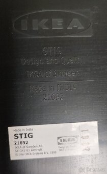 2x barová židle IKEA STIG - 3