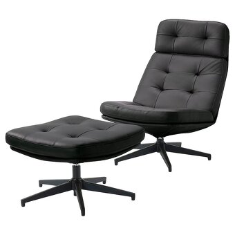 Křeslo s podnožkou - Ikea Havberg - 3