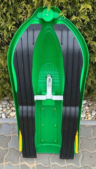Plastový bob zelený - Plastkon Snow Boat - 3