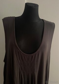 Příjemná tunika-šaty šedé vel. XXXL/52-54. - 3