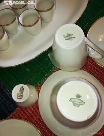 Porcelánová kávová souprava. - 3
