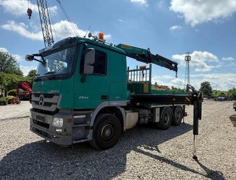Mercedes-Benz ACTROS 2644-6x4-Valník+HR-PALFINGER PK 24001K - 3