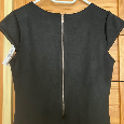 Dámské černé šaty se zipem, vel.L, NOVÉ - 3