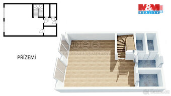 Prodej ½ rodinného dvojdomu, 119 m², Zachrašťany - 3