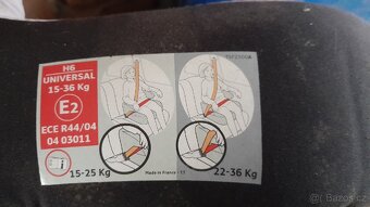 Dětský podsedak, autosedačka , pratelný potah - 3
