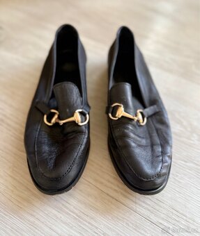 Kožené Zara polobotky - 3