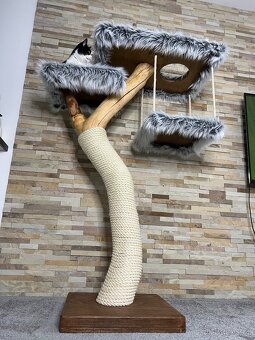 Kočičí strom s houpačkou - 3