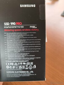 Samsung 990 pro pcie4.0 nvme m.2 ssd / 2tb - 3