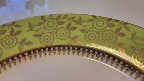 PORCELÁNOVÝ TALÍŘ, STARÁ ROLE, PERFEKTNÍ STAV - 3