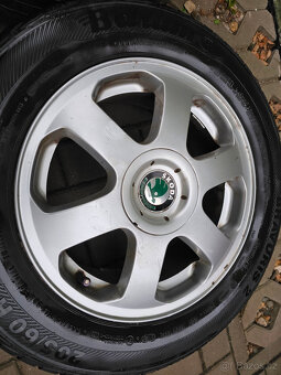 ALU kola disky Škoda 5x100 Octavia I R15 ET43 6,5J - 3