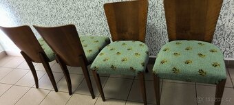 Staré retro židle lízátko a stolek pavouk - 3
