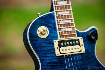 Elektrická kytara les paul modra - 3