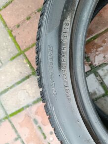 225/45/18 95W HANKOOK 6-7milimetrů, 2KUSY ZIMNÍCH PNEUMATIK - 3