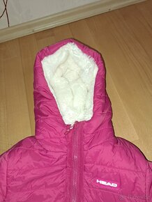 Divčí zimní bunda Head vel. 116 - 122 - 3