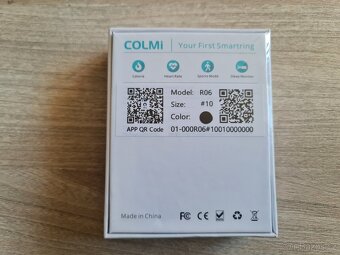 COLMI R06 Chytrý prstýnek / Smart ring-černý nový vel.10 - 3