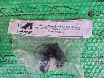 ventil topení Škoda Felicia 1.9d 6U0819809 ATESO - 3