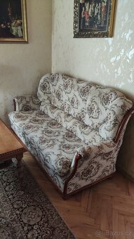 Vintage sedací souprava s konferenčním stolkem - 3