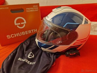 SCHUBERTH C5 Master modrá XL/61 + intercom - 3