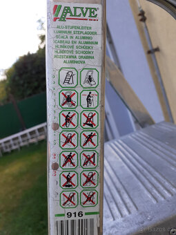 Hliníkové štafle /schůdky/ 6 příček - 3