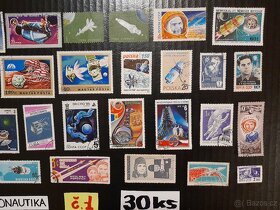 poštovní známky / Kosmonautika  č.1  30ks - 3