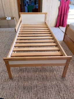 Dětská postel 70x160 cm s roštem a matrací - 3