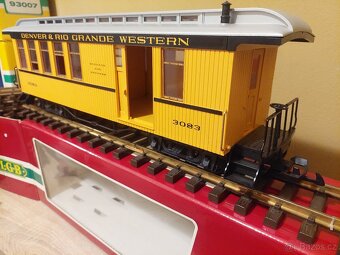 LGB 3083 zavazadlový vůz Denver a Rio Grande Western - 3