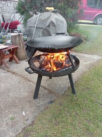 Pánev Wok na gril, ohniště, camping - 3