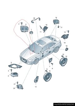 audi a4 a5 b9 stredovy reproduktor 8w0035454 - 3