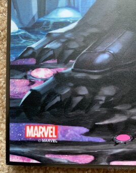 Dřevěný obraz na stěnu Marvel - Black Panther - 3