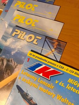 Časopisy "Pilot" a "Letectví + Kosmonautika" - 3