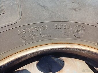 Pneu vč. disku 315/80 R22.5 - 3