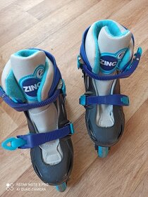 kolečkove inline brusle ZINC vel.32-34 - 3