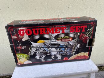 Raclette set pro 2 osoby - Gourmet set -Vaření bez elektřiny - 3