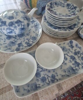 Heinrich Germany, pravý kobalt, porcelán servis - 3