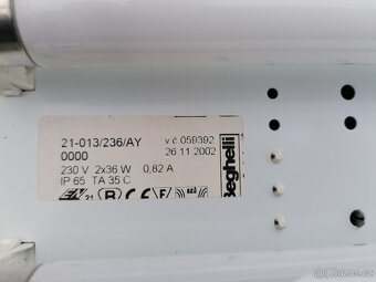 Zářivkové těleso Beghelli 2x36W - 3