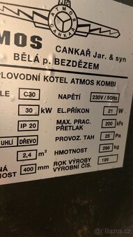 Kotel ATMOS C30 na dřevo a uhlí - 3
