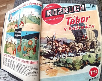 10 x vázaný starý časopis Rozruch 6. - 3