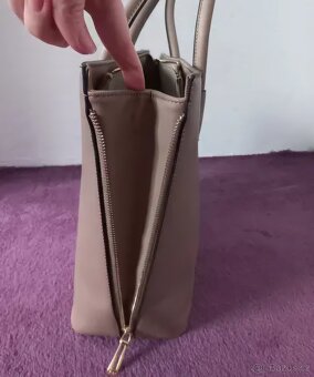 Nová dámská kabelka FLORA&CO béžová na rameno - 3