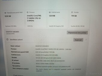 Dell 7470 i7 / 8-16 GB / 128 SSD / W11 - 3