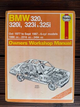 BMW E21 E30 E34 originální montážní servisní příručky - 3